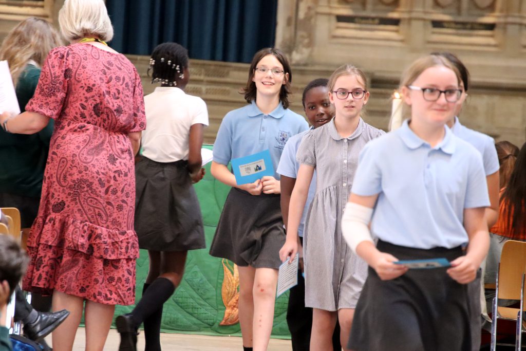 rosherville academy at the year 6 leavers service at Rochester cathedral